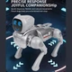 Робопес на радиоуправлении "Robot Dog", озвучивание на английском, подсветка, управление голосом/пультом, танцует, ложится, плавает, программирование действий, песни Серый (i7-198390) - изображение 4