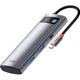 Порт-реплікатор Baseus 7-in-1 Metal Gleam Series Type-C to HDMI+USB+SD/TF Docking Station (WKWG020113) - зображення 1