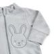 Теплый человечек для младенцев Dexter`s cute bunny 62 см серый - изображение 4