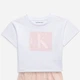 Детский комплект (футболка + штаны) для девочки Calvin Klein 553322541 110 см Белый/Розовый (1159860557) - изображение 2
