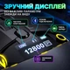 Бездротова миша iMICE G205 Чорна, 12 800 DPI, 6 кнопок, 1000 Гц, Bluetooth + 2,4 ГГц + USB Type-C, RGB, 500 мА·год - изображение 2