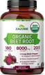 Добавка премиум-класса поддержка оксида азота Zazzee Organic Beet Root 180 капсул - изображение 1