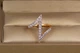 Кольцо Xuping Jewelry зигзаг с родием р 16 золотистое - изображение 1