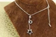 Набор Stainless steel серьги с кулоном Звезда с чернением серебристый - изображение 3