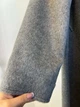 Жіноче довге двобортне пальто вільного крою з вовною та альпакою RICA MARE MKRM4368 - 46, Сірий - зображення 4