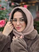 Капюшон капор утепений на кнопках з флісом SELINE світло-коричневий - зображення 4