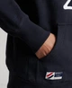 Худи из хлопка Superdry 7932058c71 L темно-синее (100016919) - изображение 5