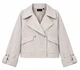 Женская куртка с экозамшей vero moda 10325509 M Серая - изображение 3