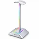 Настільна підставка-тримач для навушників New Bee Z8 RGB 7 режимів підсвітки (Silver) - зображення 3