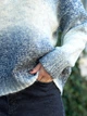 Жіночий светр теплий в'язаний Melange Sweater сірий-меланж One Size - зображення 4