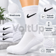 Утеплені високі шкарпетки Nike білі з махровою стопою набір 6 пар розмір 36–39 - зображення 4
