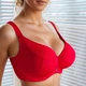 Бюстгальтер Orietta 9042 D красный 85D - изображение 3