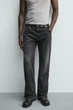 Джинси ZARA Flared Fit з розрізами вугільний 5359/480/822 30 - зображення 5
