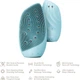 Чистящая щетка для лица GESKE Sonic Thermo Facial Brush&Face-Lifter 8в1 Turquoise (HB0092) [179599] - изображение 8