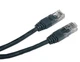 Патч-корд Cablexpert PP12-0.25M/BK UTP Cat 5e, 0,25 м, чорний - изображение 1