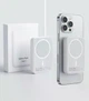 Зовнішній акумулятор Power Bank магнітний з бездротовою зарядкою MagSafe 10000 мАг, PD 22.5W - зображення 1