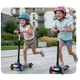 Трехколесный балансировочный самокат Ricokids Glowi черно-розовый (5903890632809) - изображение 6