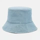Панама джинсова Bucket Hat Piercing Fortune 56 Блакитний - зображення 3