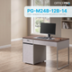 Комп'ютерний стіл OfficePro PG-M24B-12B-14 60х140 см з тумбочкою Горіховий + Світло-сірий - зображення 2
