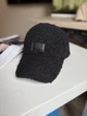 Кепка бейсболка барашек Тедди Ugg с ушками женская теплая черный - изображение 4