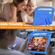 Протиударний дитячий силіконовий чохол з підставкою EVA Kids Stand для планшета Xiaomi Redmi Pad 2 9.7" дюймів екран / Poco Pad C1 9.7" 2026 (Блакитний) - зображення 7