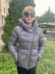 Куртка пуховик жіночий Finebabycat короткий на блискавці з капюшоном 2XL сірий - изображение 3