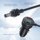 Автомобильное зарядное устройство USB-C (35W) / USB-A (30W) в прикуриватель (12-24V) + Кабель DC connector 20W-180W PD длиною в 5м для спутниковой системы Starlink Mini / Старлинк Мини / Водонепроницаемый - изображение 2
