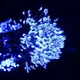 Гирлянда на елку Конский хвост Мишура 3 метра 1800 LED 20 нитей 8 режимов с пультом ДУ от сети светодиодная новогодняя комнатная гирлянда для елки Синий - изображение 4