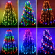 Гірлянда роса 2 м 200Led USB Bluetooth пульт дистанційного керування RGB прозорий ПВХ - зображення 10