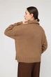 Светр жіночий YUKI коричневий 48 ЦБ-00285733 - изображение 6