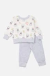 Костюм з штанами для дівчинки DEXTERS молочний 74 ЦБ-00286279 - изображение 1