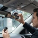 Відеореєстратор Hoco з G-сенсором Wi-Fi 2K TFT дисплей для нічної зйомки чорний - изображение 4