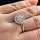 Серебряная кольца 925 пробы с фианитами - изображение 3