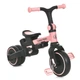 Дитячий триколісний Велосипед 4в1 TURBOTRIKE (MT 1036 pink складний, поворотний - зображення 14