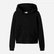 Подростковая теплая толстовка для девочки Name it 13258995-Black 146-152 см Черная (5715913174025) - изображение 1