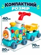 Дитячі ходунки-каталка 5-в-1 Baby Walker Train з парогенератором і піаніно - изображение 4