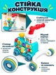 Дитячі ходунки-каталка 5-в-1 Baby Walker Train з парогенератором і піаніно - изображение 6