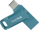 Флеш память USB SANDISK DDC3 128GB USB 3.2 Gen1 + Type-C Blue - изображение 1