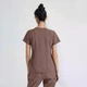 Костюм медичний жіночий Grey’s Anatomy кавового кольору L - зображення 4