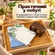 Разнос из бамбука для подачи еды поднос деревянный 41х29 см для завтрака в постель с металлическими ручками высокими бортиками 5 см для закусок кофе чая выпечки сервировки посуды духов украшений пикника прямоугольный кухонный GDragon Бежевый 78_2_41_1 - изображение 7
