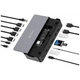 Док-станция Verbatim Pro 15в1 USB-C 2xHDMI/RJ45/3xUSB-A/3xUSB-C/SD/microSD/Audio/DisplayPort/SSD Grey (32173) - изображение 1