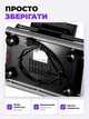 Скиборізка електрична DOMOTEC 200 Вт слайсер для сиру диск 19 см з нержавіючої сталі регульована товщина нарізки від 1 до 15 мм стійкі ніжки надійний корпус компактна сіра - зображення 2