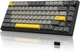 Бездротова ігрова механічна клавітура Ajazz ak820 pro Black-orange, Flying Fish Switch, 75%, Hot-Swap, RGB, 2.4GHz/Bluetooth/USB - зображення 1