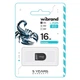 Флеш-память USB Wibrand Scorpio 16 ГБ USB 2.0 с крышкой чёрная - изображение 2