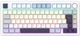 Механическая клавиатура EPOMAKER x AULA F75 ISO-DE 75% QWERTZ, Bluetooth/2.4G/USB-C, Hot Swap, RGB, Reaper Switch, Light Blue немецкий язик уценка - изображение 1