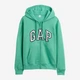 Толстовка на молнии утепленная с капюшоном на флисе женская GAP 292185349 XS Зеленая (1162655517) - изображение 5