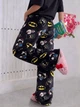 Штани піжамні плюшеві теплі Batman x Hello Kitty домашні штани Бетмен Хеллоу Кітті, S-M - зображення 2