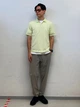 Поло длинное мужское Uniqlo 492675121 L Желтое (1162809065) - изображение 5