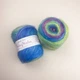 Пряжа Fantasy Rainbow AVANTI YARN для в'язання ткацтва меринос із альпакою вовна 100г 330м Неоновий мікс Колір блакитно-фісташковий (10310101) - изображение 2