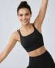 Женский спортивный топ бра Nordvik Luxe-Support Черный M - изображение 6